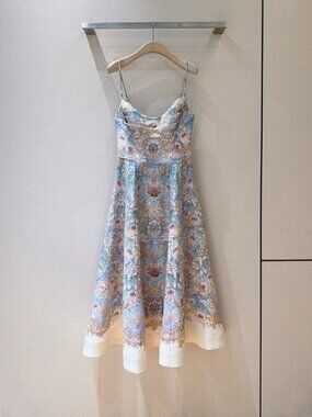 Zimmermann Rebellion Tuck Midi Dress